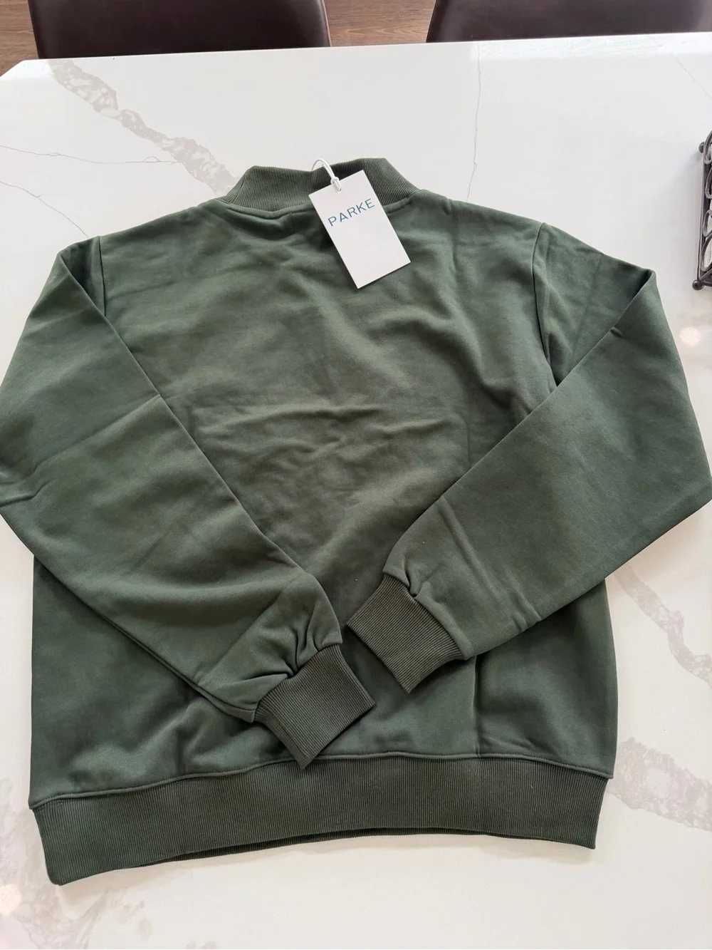 Parke sweater green women’s size L/XL - Picture 3 of 4